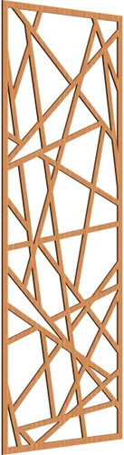 Vista 56 de Conway Paneles de pared decorativos de madera con calado, 9 3/8 pulgadas de ancho x 24 3/8 pulgadas de alto x 1/4 de alto, aliso