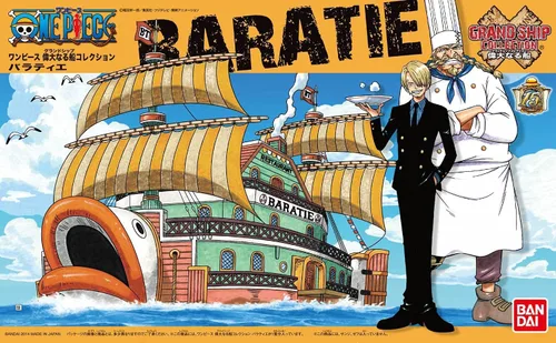 Vista 4 de Bandai Hobby - One Piece - (2250043) 10 Baratie Model Ship Grand Ship Collection Model Kit