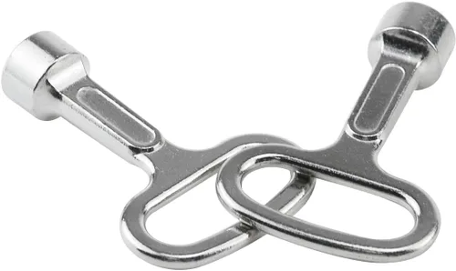 Vista 4 de T Tulead Llave cuadrada de 5 piezas de 2 "x 1.5" Llave cuadrada del agua, llaves de la llave del zócalo de la aleación del cinc, para cajones