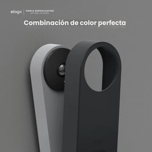 Vista 4 de elago Funda de silicona para Google Nest Hello Video Doorbell Negro