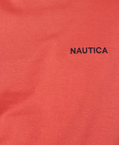 Vista 5 de Nautica - Camiseta de manga corta color sólido y cuello redondo