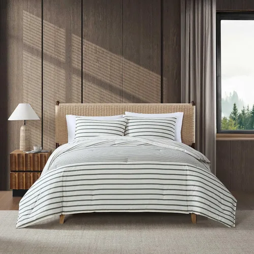 Vista 15 de Eddie Bauer - Juego de edredón twin, ropa de cama reversible a cuadros con funda a juego, peso medio para uso durante todo el año, artículos Aliso