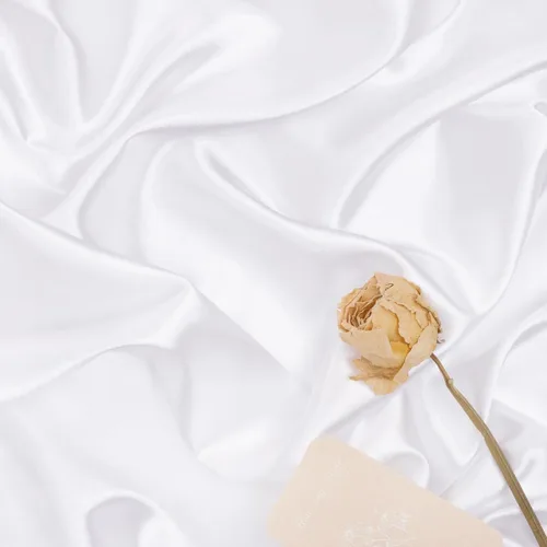 Vista 9 de MLMW Tela de satén Charmeuse beige de 3 yardas y 60 pulgadas de ancho, tela de satén Charmeuse sedosa por yarda, tela suave para vestidos de boda