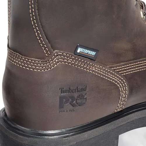 Vista 3 de Botas para hombre Timberland PRO 26011, ajuste directo, caña de 8 pulgadas, punta blanda