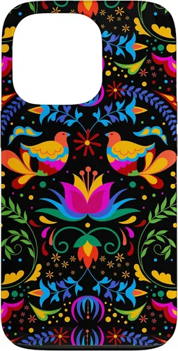 Vista 10 de Funda para iPhone 17 de Mexican Heritage Otomi Pride Love Peace Doves