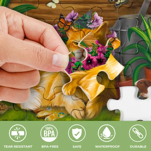 Vista 4 de QUOKKA 13 Piezas de Actividades para Demencia para Adultos - 3 Juego de Rompecabezas para Personas Mayores - Regalos Grandes para Personas Mayores