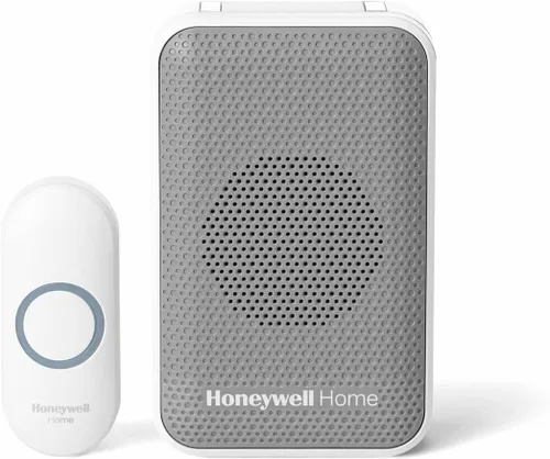 Vista 10 de Honeywell Home RDWL917AX2000/E Timbre inalámbrico portátil y botón de empuje - Serie 9, Azul, Gris
