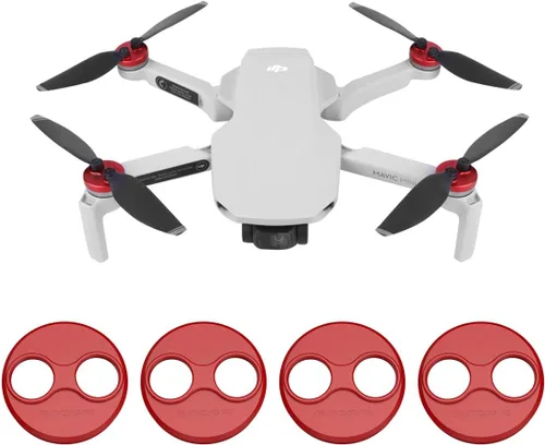 Vista 7 de Cubierta protectora de polvo de aluminio para DJI Mavic Mini Drone Accesorio a prueba de polvo y arañazos Accesorios de protección (negro)