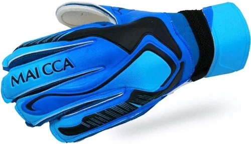 Vista 6 de Guantes de portero de portero de fútbol para deportes al aire libre, protectores de dedos, talla 5-7, unisex, niños y jóvenes
