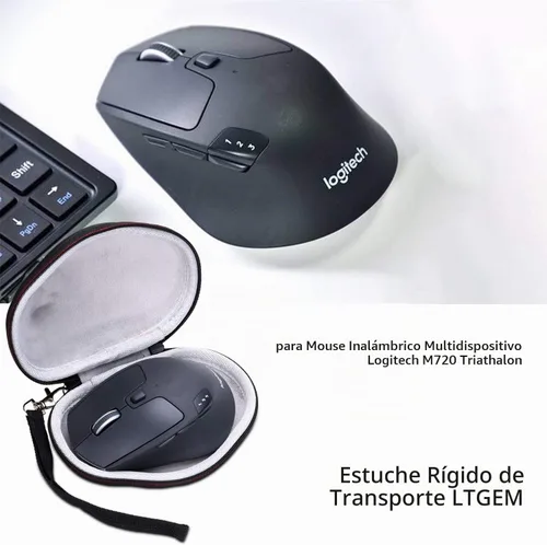 Vista 7 de LTGEM - Funda para ratón inalámbrico Logitech M720 Triathlon/M705 Marathon