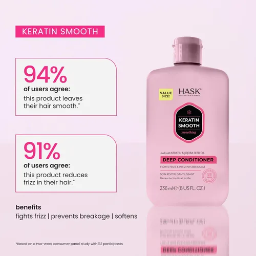 Vista 6 de HASK Acondicionador profundo de queratina suave, 8 fl oz