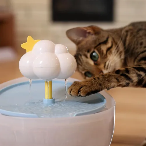 Vista 6 de Catstages Filtro de repuesto para fuente de gato, sistema de filtración 5 en 1 de alta calidad para fuentes de agua para gatos, carbón activado