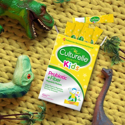 Vista 6 de Culturelle Suplemento alimenticio de fibra y probióticos para niños Ayuda a restaurar la regularidad y mantiene los sistemas digestivos