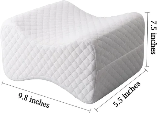 Vista 6 de Big Ant Almohada ortopédica para piernas diseñada para dormir de lado, piernas, embarazo, espalda, alivio del dolor de cadera, cómoda almohada