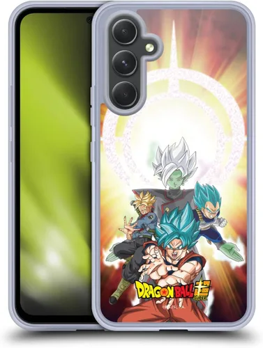 Vista 304 de Head Case Designs Funda de gel con licencia oficial de Dragon Ball Super Group Future Trunks Arc Characters [protección de grado militar] compatible