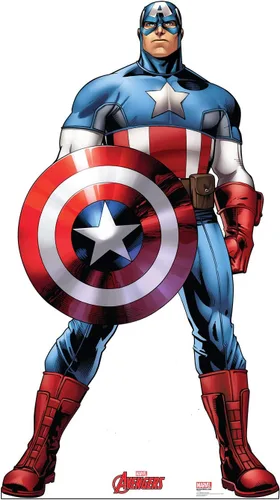Vista 7 de Gráficos avanzados de Marvel's Avengers Assemble, Tamaño natural, Cartón, para levantarse., talla única