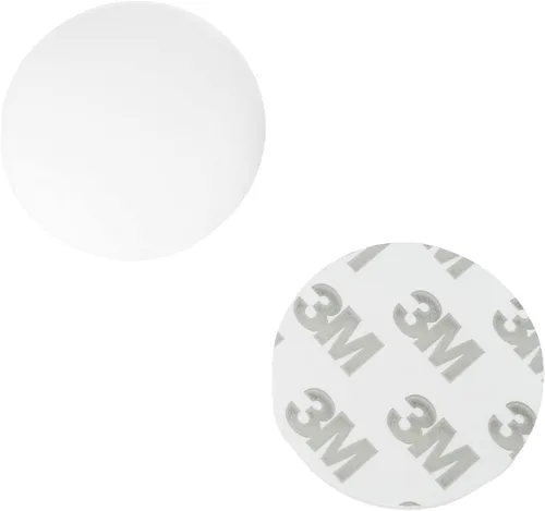 Vista 11 de MroMax Protectores de pared de 1.57 pulgadas de diámetro, autoadhesivos, para manija de puerta, tope de silicona, color marrón, 1 unidad Café
