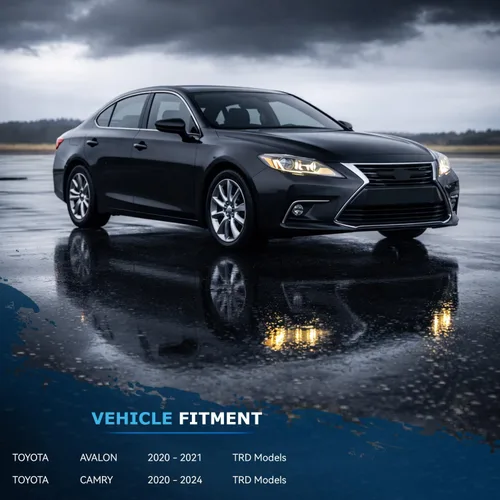 Vista 2 de Detroit Axle - Rotores de freno para Toyota Avalon 2020-2021 Camry 2020-2024, repuesto de rotores de freno de disco perforados y ranurados: rotor