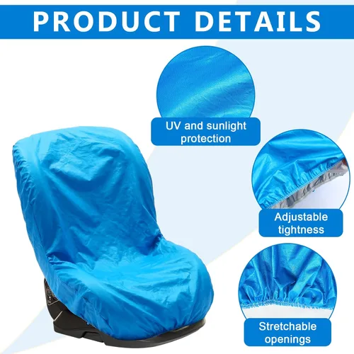 Vista 5 de BBTO 2 fundas para asiento de automóvil, protector reflectante para asiento de automóvil, protector reflectante para asiento de automóvil
