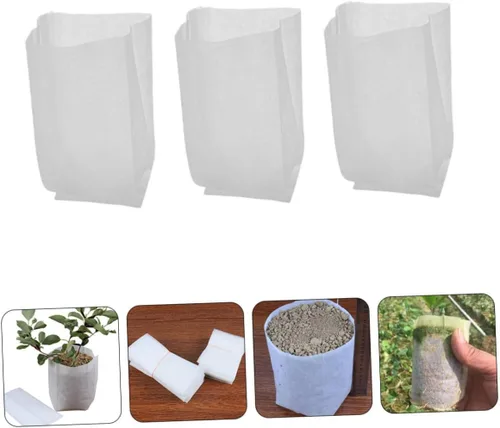 Vista 6 de Xmas Nursery Pouch 200pcs Non-woven Fabric Garden Vegetable Container