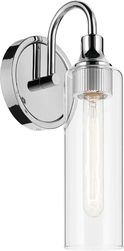 Vista 22 de Kichler Kavi - Lámpara de tocador de baño de 3 luces, bronce champán Champagne bronce