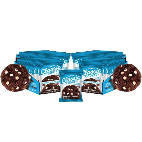 Vista 10 de Galletas de brownie Classic Cookie suavemente horneadas en forma redonda, 2 cajas, 16 galletas envueltas individualmente