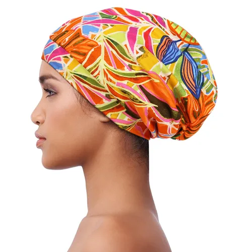 Vista 67 de Alnorm - Gorro con forro de satén y suave banda elástica para hombres y mujeres, talla única Se ajusta a la mayoría