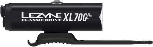 Vista 5 de LEZYNE Classic Drive 700XL - Luz frontal LED blanca recargable con USB IPX7 con múltiples modos de sólido y flash Soporte de correa versátil