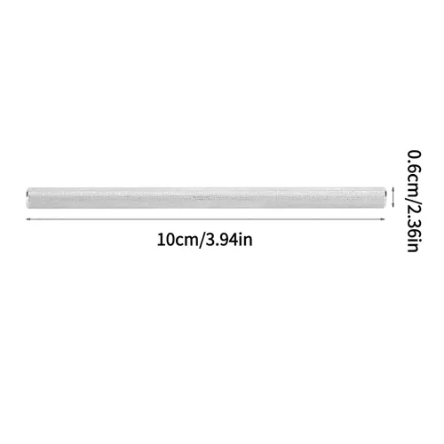 Vista 2 de 5 piezas de acero inoxidable D-eje compatible para robótica/FRC/First/FLL/WRO/STEAM/VEX 3.9 x 0.2in