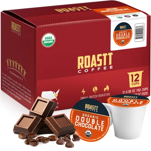 Vista 12 de Cápsulas de café de coco orgánico para cafeteras compatibles con Keurig K Cup, cápsulas de café de coco orgánico con cafeína de tostado medio