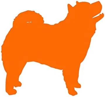Vista 4 de Chow Chow Dog Breed - Adhesivo de vinilo de 4 x 3.75 pulgadas, color negro