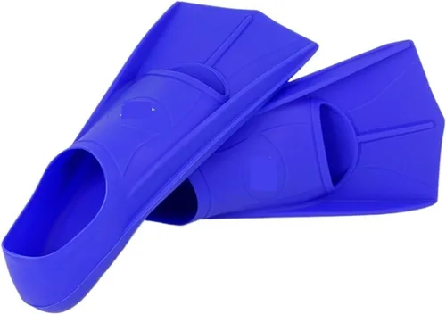 Vista 2 de Swim Training Fins Silicone Fins Kids Adult Training Short Fins Men's Women's Swimming Diving Equipment Fins Diving Fins Swimming Shoes