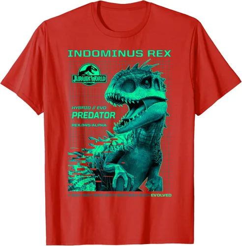 Vista 86 de Jurassic World Indominus Rex Hybrid Predator T-Shirt Small Negro