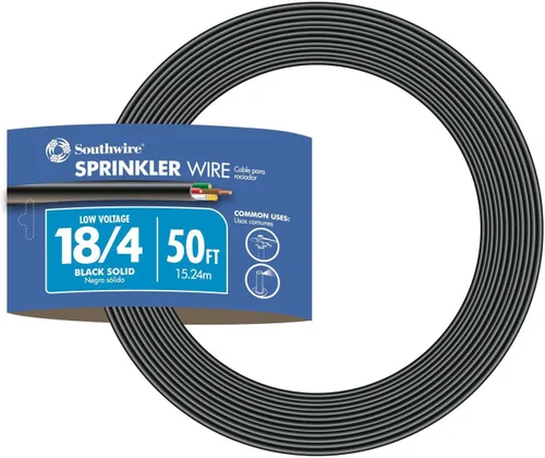 Vista 2 de Southwire 49276945 - Cable para sistema de rociadores funerarios UL sólido negro de 500 pies