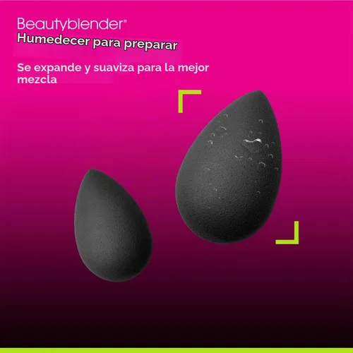 Vista 5 de beautyblender micro.mini pro: Mini esponjas de maquillaje para licuadora de belleza, perfectas para contornear y enmascarar, veganas y libres