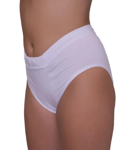 Vista 2 de Vulvar Varicosity and Prolapse Support Brief con bandas de compresión para la ingle, color blanco, pequeño