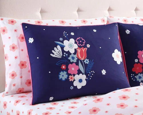 Vista 5 de Kute Kids Juego de edredón para niños con fundas de varios tamaños y diseños cálidos y coloridos, comodidad para todas las estaciones para niños