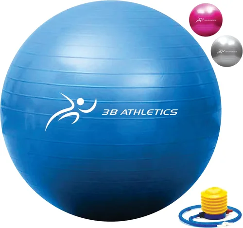 Vista 8 de Pelota de yoga para embarazo y pelota de ejercicios: equipo de fitness para gimnasio en casa, equipo de ejercicio para mujeres, kit de pilates