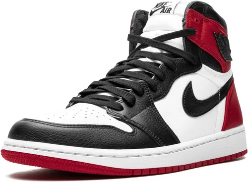 Vista 4 de Jordan WMNS Air 1 High OG CD0461 016 - Punta negra satinada para mujer, talla 6.5 W, Negro