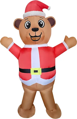 Vista 3 de DeHasion Christmas Inflatable Costume Christmas Party Air Blow-up Costume for AdultChristmas Parade