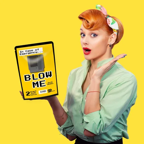 Vista 4 de Blow Me Bath Bombs - Divertidos artículos de regalo de spa para mujeres, regalos retro para hermana mayor, pulverizadores de baño grandes con frases