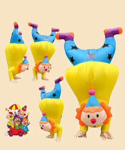 Vista 6 de Inflatable Clown Rabbit Costume Animal Costume Halloween Costumes Fancy Dress for Adult
