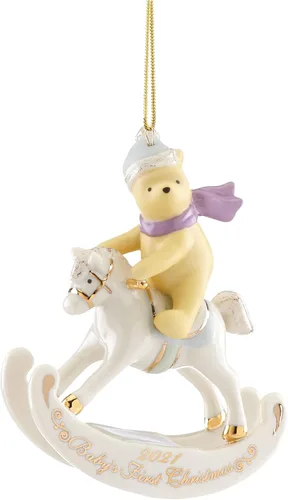 Vista 4 de Lenox - Adorno navideño de Campanilla con un lazo navideño, multicolor, modelo 2021