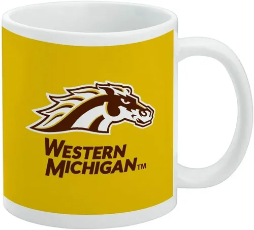 Vista 246 de Taza de cerámica con el logotipo principal de la Universidad Rider, taza de regalo novedosa para café, té y bebidas calientes, 11oz, blanca