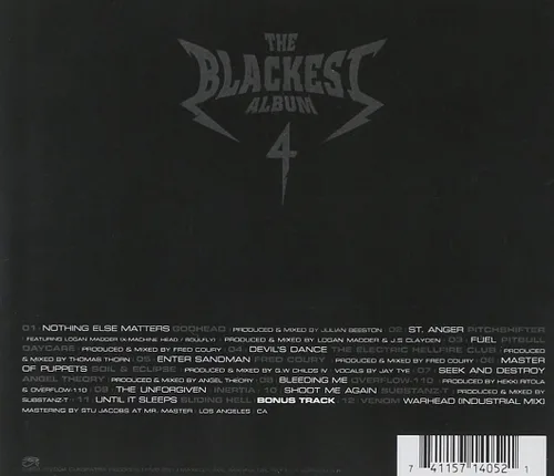 Vista 2 de The Blackest Album, Vol. 4 An Industrial Tribute To Metallica