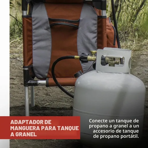 Vista 3 de Manguera adaptadora Camp Chef de 5 pies, para usar con reguladores HRDSP desechables