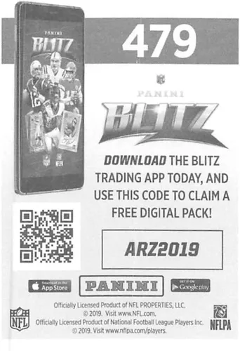 Vista 2 de 2019 NFL Football Panini Album Sticker #479 Arizona Cardinals Logo Arizona Cardinals Foil (2 inches Wide X 2 1/4 Inch Tall Individual Album Sticker)