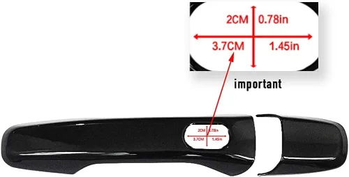 Vista 3 de Fundas para manija de puerta, aptas para Ford Explorer 2011-2019