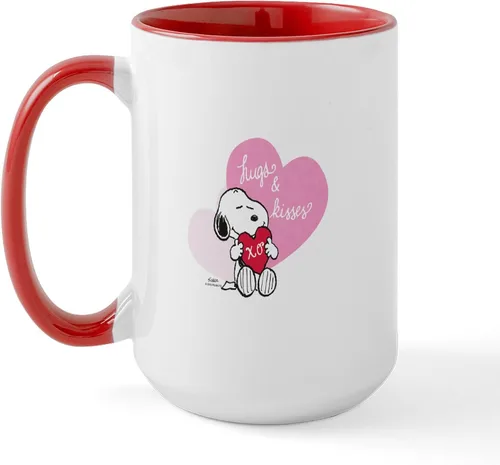 Vista 138 de CafePress SNOOPY Joe Cool - Taza de café de cerámica (15.0 fl oz)
