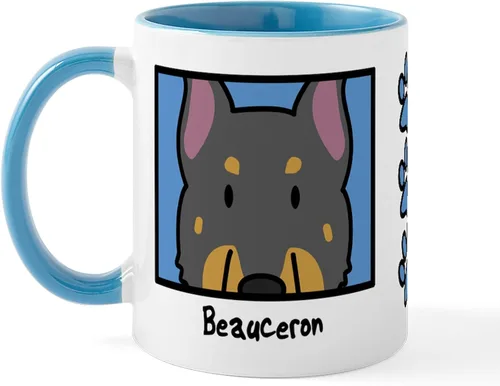 Vista 60 de CafePress Taza de café de cerámica Anime American Eskimo de 11 oz (11.0 fl oz)